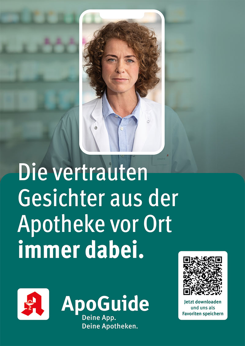 Apo Guide Informationsbild mit QR Code